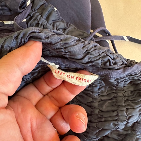 Left on Friday Cabana Maxi Dress in Varsity / Coconut - Size S/M - Picture 11 of 11